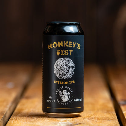 A 440ml can of Monkey's Fist Session IPA beer